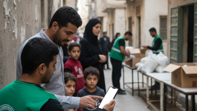 رابط التسجيل لدى الهيئة الأهلية الفلسطينية للبيئة والتنمية والتطوير لاستلام المساعدات الإنسانية