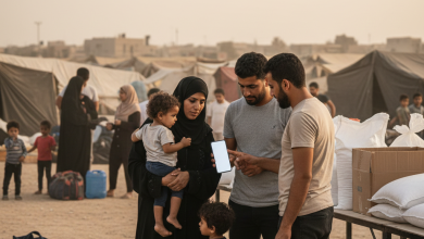 رابط تسجيل نازحي شمال غزة في الجنوب لدى اللجنة المصرية لاستلام المساعدات الإنسانية