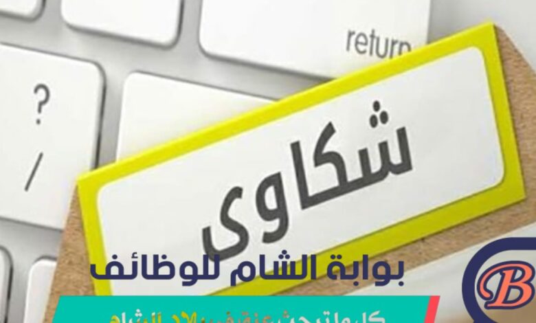 واجهة تقديم شكاوى وزارة التنمية واليونيسيف للمساعدات المالية.