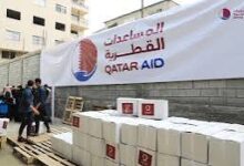اللجنة القطرية تواصل توزيع آلاف الطرود الغذائية على الأسر في قطاع غزة