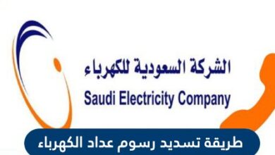 طريقة تسديد رسوم عداد الكهرباء في السعودية 2021