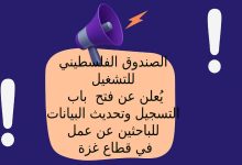 الصندوق الفلسطيني للتشغيل يُعلن عن فتح باب التسجيل وتحديث البيانات للباحثين عن عمل في قطاع غزة