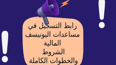 رابط التسجيل في مساعدات اليونيسف المالية – الشروط والخطوات الكاملة