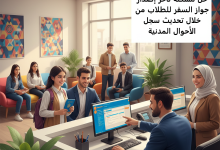 حل مشكلة تأخر إصدار جواز السفر للطلاب من خلال تحديث سجل الأحوال المدنية