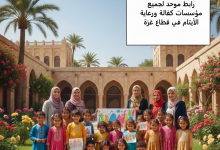 رابط موحد لجميع مؤسسات كفالة ورعاية الأيتام في قطاع غزة