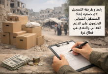 رابط وطريقة التسجيل لدى جمعية إنقاذ المستقبل الشبابي للحصول على الدعم الغذائي والنقدي في قطاع غزة