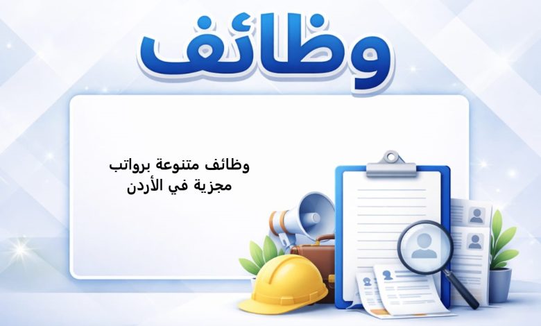 وظائف متنوعة برواتب مجزية في الأردن