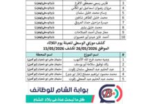 اسماء الغاز يوم الاتنين